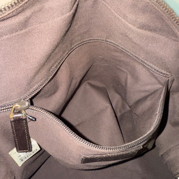 Yves Saint Laurent Men’s Muse Chocolate Leather Large Duffle/Carry On Bag - Picture 9 of 16